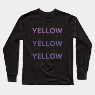 Yellow Long Sleeve T-Shirt